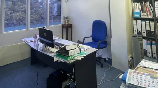 Modern office workspace